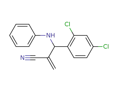 Benzenepropanenitrile, 2,4-dichloro-a-methylene-b-(phenylamino)-