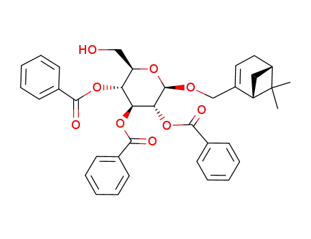 myrtenyl 2,3,4-tri-O-benzoyl-β-D-glucopyranoside