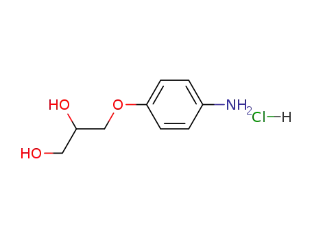 4-(2,3-dihydroxypropoxy)anilinium chloride