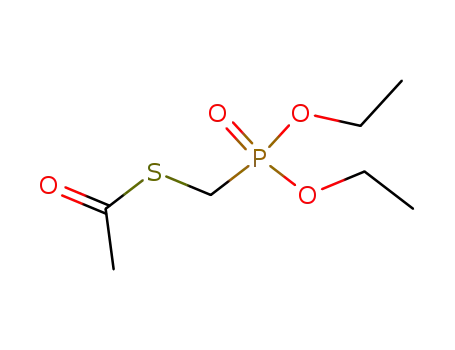 Molecular Structure of 70660-08-1 (Ethanethioic acid, S-[(diethoxyphosphinyl)methyl] ester)
