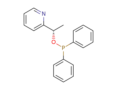 Phosphinous acid, diphenyl-, (1S)-1-(2-pyridinyl)ethyl ester