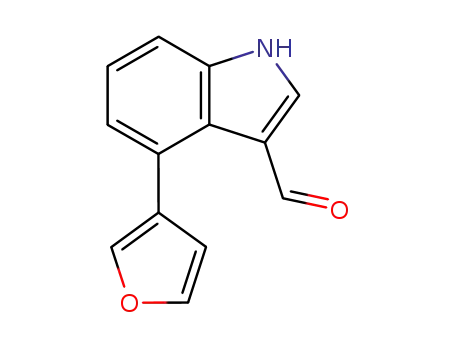 4-furan-3-yl-1H-indole-3-carbaldehyde