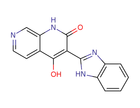 1,7-Naphthyridin-2(1H)-one, 3-(1H-benzimidazol-2-yl)-4-hydroxy-