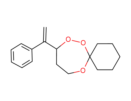 7,8,12-Trioxaspiro[5.6]dodecane,  9-(1-phenylethenyl)-