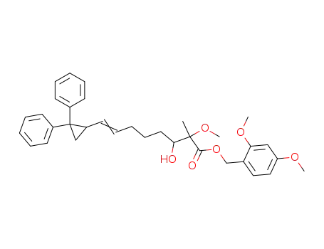 (E)-8-(2,2-Diphenyl-cyclopropyl)-3-hydroxy-2-methoxy-2-methyl-oct-7-enoic acid 2,4-dimethoxy-benzyl ester