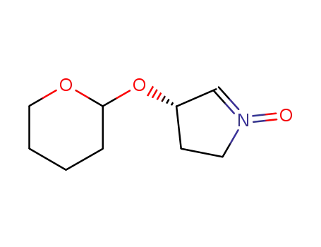 2H-Pyrrole,3,4-dihydro-4-[(tetrahydro-2H-pyran-2-yl)oxy]-,1-oxide(9CI)