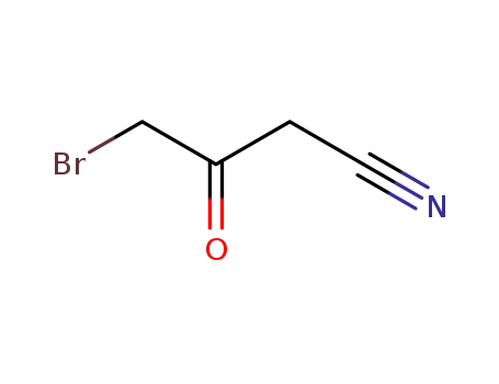 Molecular Structure of 81056-49-7 (Butanenitrile,  4-bromo-3-oxo-)