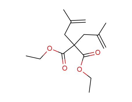 Molecular Structure of 4162-61-2 (diethyl bis(2-methylprop-2-en-1-yl)propanedioate)