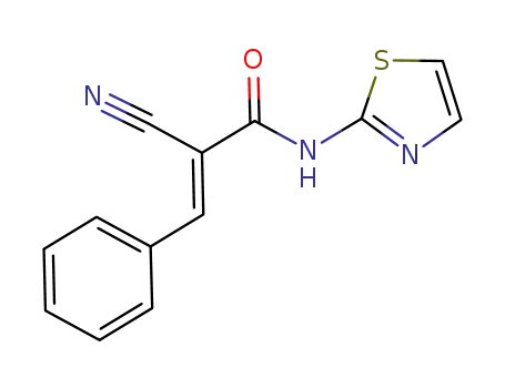 (2E)-2-cyano-3-phenyl-N-(1,3-thiazol-2-yl)prop-2-enamide