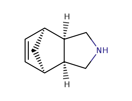 Molecular Structure of 5263-68-3 ((1R,2S,6R,7S)-4-azatricyclo[5.2.1.0~2,6~]dec-8-ene)