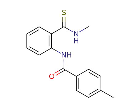 Benzamide, 4-methyl-N-[2-[(methylamino)thioxomethyl]phenyl]-