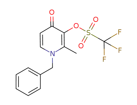 Methanesulfonic acid, 1,1,1-trifluoro-,
1,4-dihydro-2-methyl-4-oxo-1-(phenylmethyl)-3-pyridinyl ester