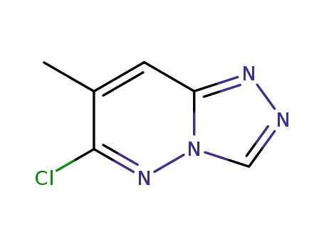 Molecular Structure of 58826-39-4 (6-Chloro-7-Methyl-[1,2,4]Triazolo[4,3-B]Pyridazine)