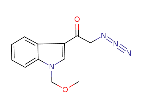 N-methoxymethyl-3-azidoacetylindole