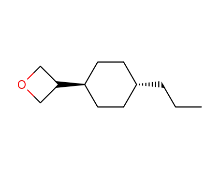 Molecular Structure of 882428-00-4 (Oxetane, 3-(trans-4-propylcyclohexyl)-)