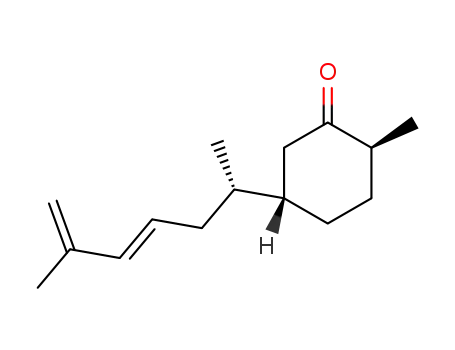 Cyclohexanone, 5-[(1S,3E)-1,5-dimethyl-3,5-hexadienyl]-2-methyl-,
(2S,5S)-