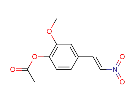 [2-methoxy-4-[(E)-2-nitroethenyl]phenyl] acetate