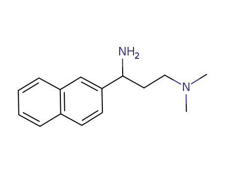 Molecular Structure of 917351-50-9 (3-dimethylamino-1-(2-naphthyl)propanamine)