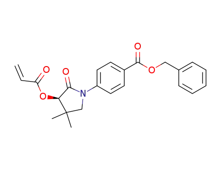 (R)-benzyl 4-(3-acryloyloxy-4,4-dimethyl-2-oxopyrrolidin-1-yl)-benzoate