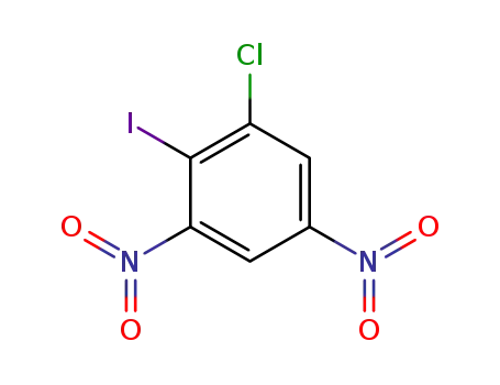 Molecular Structure of 100191-51-3 (1-chloro-2-iodo-3,5-dinitrobenzene)
