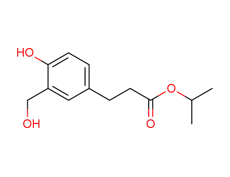 2-propyl 3-(3-hydroxymethyl-4-hydroxyphenyl)propionate