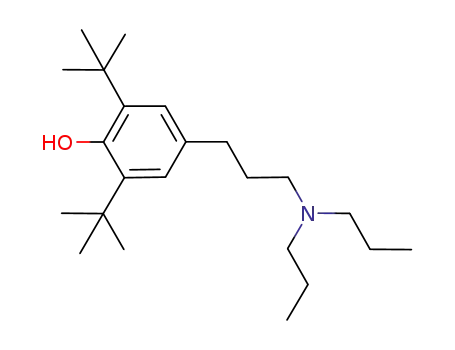 Phenol, 2,6-bis(1,1-dimethylethyl)-4-[3-(dipropylamino)propyl]-