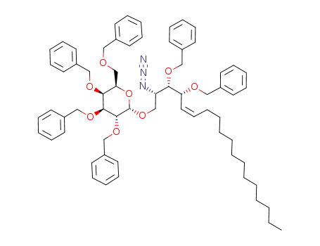 (2S,3S,4R,5Z)-2-azido-1-(2,3,4,6-tetra-O-benzyl-α-D-galactopyranosyloxy)-3,4-dibenzyloxy-5-octadecene