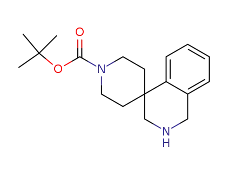 Molecular Structure of 159634-80-7 (TERT-BUTYL 2,3-DIHYDRO-1H-SPIRO[ISOQUINOLINE-4,4'-PIPERIDINE]-1'-CARBOXYLATE)