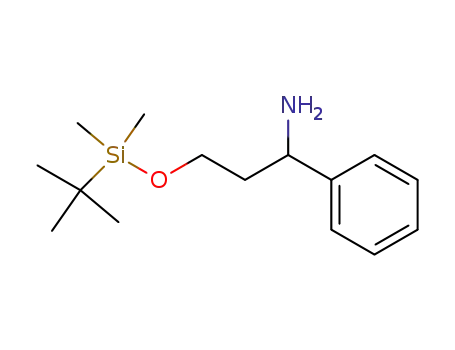 Molecular Structure of 888298-12-2 (3-amino-O-tert-butyldimethylsilyl-3-phenylpropan-1-ol)