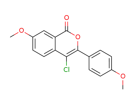 4-chloro-7-methoxy-3-(4-methoxyphenyl)isocoumarine