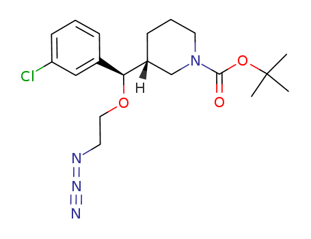 (R)-tert-butyl 3-((R)-(2-azidoethoxy)(3-chlorophenyl)methyl)piperidine-1-carboxylate