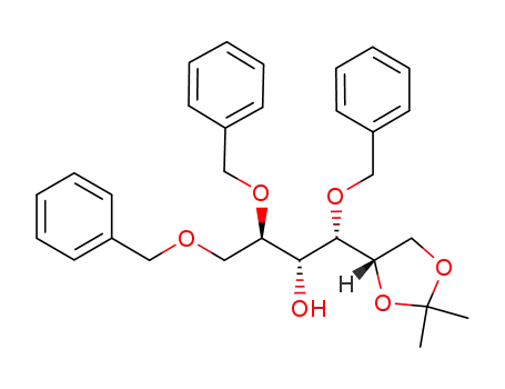 (2S,3S,5R)-3,4,6-Tris-O-benzyl-1,2-O-isopropylidene-D-sorbitol