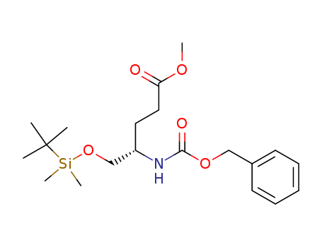 (S)-Methyl 4-(benzyloxycarbonylamino)-5-(tert-butyldimethylsilyloxy)pentanoate