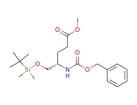 Methyl 4-{[(benzyloxy)carbonyl]amino}-5-{[tert-butyl(dimethyl)silyl]oxy}pentanoate