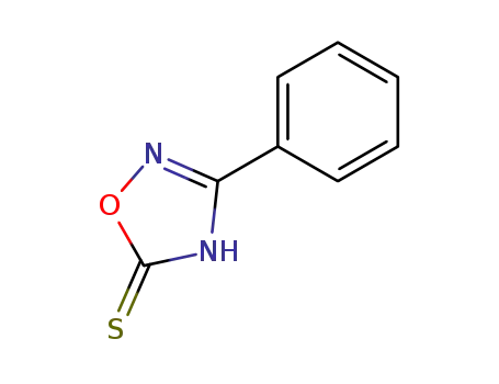 Molecular Structure of 23152-97-8 (3-phenyl-1,2,4-oxadiazole-5-thiol)
