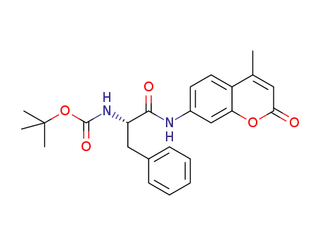 tert-butyl (S)-(1-((4-methyl-2-oxo-2H-chromen-7-yl)amino)-1-oxo-3-phenylpropan-2-yl)carbamate
