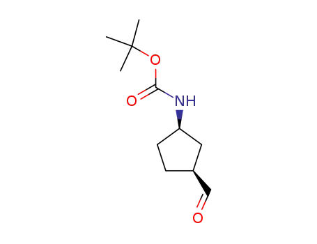 카르밤산, [(1R,3S)-3-포르밀시클로펜틸]-, 1,1-디메틸에틸 에스테르 (9CI)