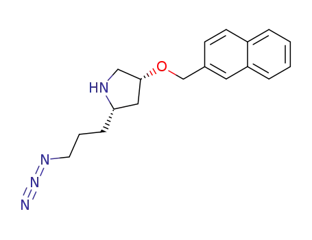 (2S,4R)-2-(3-azidopropyl)-4-(naphthalen-2-ylmethoxy)pyrrolidine