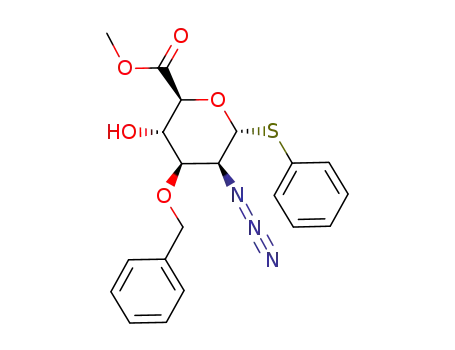 methyl (phenyl 2-azido-3-O-benzyl-2-deoxy-1-thio-α-D-mannopyranosyl uronate)
