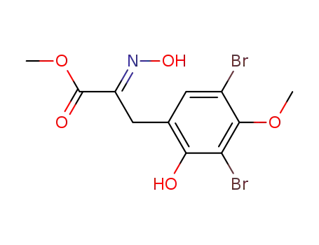 methyl 3-(3,5-dibromo-2-hydroxy-4-methoxyphenyl)-2(E)-(hydroximino)propanoate
