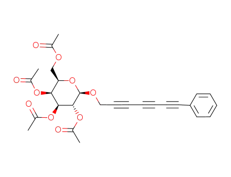 7-phenylhepta-2,4,6-triynyl-2,3,4,6-O-tetraacetyl-β-D-galactopyranoside