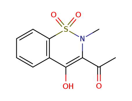 Ethanone, 1-(4-hydroxy-2-methyl-1,1-dioxido-2H-1,2-benzothiazin-3-yl)-