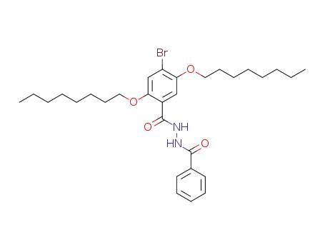 Molecular Structure of 885481-60-7 (2-{[4-bromo-2,5-bis(octyloxy)benzoic acid]hydrazide}benzoic acid)