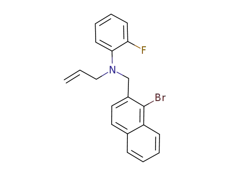 N-allyl-N-(1-bromo-2-naphthylmethyl)-2-fluoroaniline