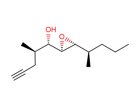 (1S,2R)-2-Methyl-1-[(2R,3R)-3-((R)-1-methyl-butyl)-oxiranyl]-pent-4-yn-1-ol