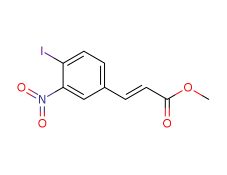 methyl (E)-3'-nitro-4'-iodocinnamate