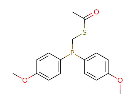 S-{[Bis(4-methoxyphenyl)phosphanyl]methyl} ethanethioate