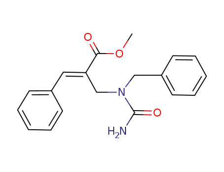 methyl 2-[(1-benzylureido)methyl]-3-phenylacrylate