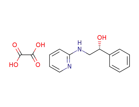 (R)-2-(β-hydroxyphenethylamino)pyridine oxalate