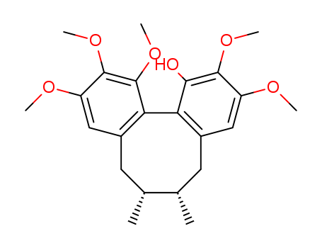 Dibenzo[a,c]cycloocten-1-ol,5,6,7,8-tetrahydro-2,3,10,11,12-pentamethoxy-6,7-dimethyl-, (6S,7R,12aR)- cas  69363-14-0